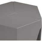 Табурет Korner пластик, серый 36x42x46 см - Фото 5