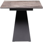 Стол стеклянный Ноттингем металл, черный 90x180x74 см - Фото 3