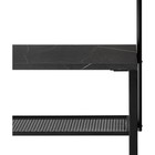 Барный стол Нари файерстоун/черный матовый металл, черный 50x120x171 см - Фото 6