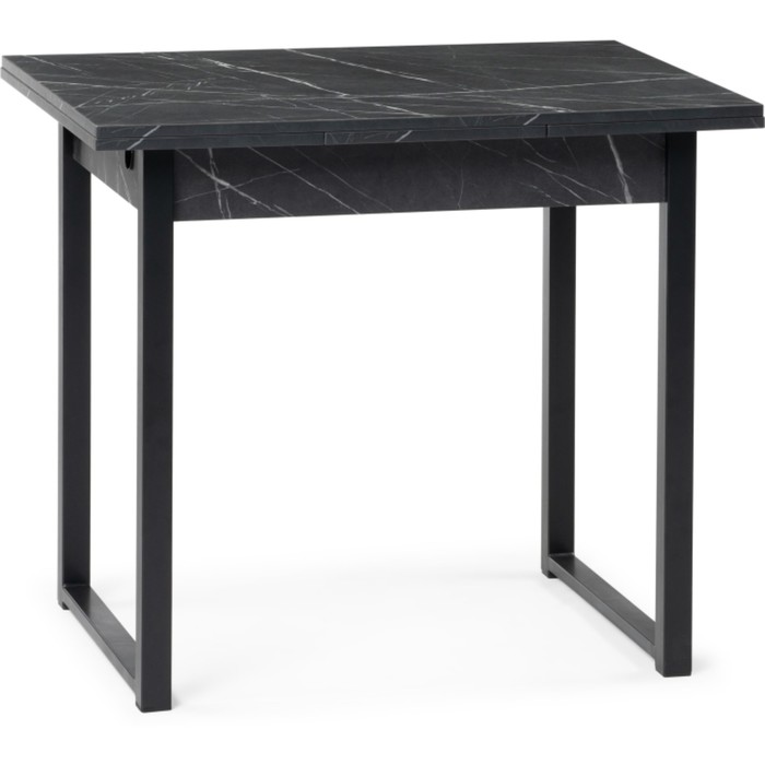 Стол деревянный Форли файерстоун/черный матовый металл, черный 67x90(150)x77 см - Фото 1