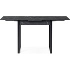 Стол деревянный Форли файерстоун/черный матовый металл, черный 67x90(150)x77 см - Фото 3