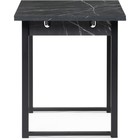 Стол деревянный Форли файерстоун/черный матовый металл, черный 67x90(150)x77 см - Фото 4