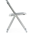 Пластиковый стул Fold складной, металл/пластик, прозрачный 43x46x81 см - Фото 4
