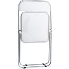 Пластиковый стул Fold складной, металл/пластик, прозрачный 43x46x81 см - Фото 6