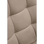 Кресло компьютерное «Честер», 490×600×840 мм, велюр, цвет золотой/бежевый - Фото 8