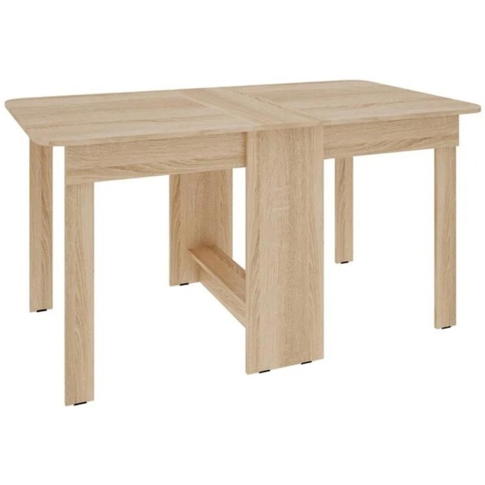 Стол деревянный ПВХ ЛДСП, дуб сонома 29x86x75 см - Фото 1