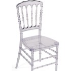 Пластиковый стул Chiavari 1 пластик, прозрачный 40x45x90 см - Фото 5