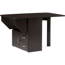Стол деревянный ЛДСП, венге 38x80,2x75,1 см