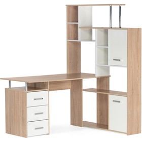 Компьютерный стол КС15 правый, ЛДСП, дуб сонома 142,7x130x175,2 см 10509767