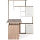 Компьютерный стол КС15 правый, ЛДСП, дуб сонома 142,7x130x175,2 см - фото 121575351