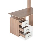 Компьютерный стол КС15 правый, ЛДСП, дуб сонома 142,7x130x175,2 см - фото 121575354