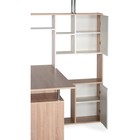 Компьютерный стол КС15 правый, ЛДСП, дуб сонома 142,7x130x175,2 см - фото 121575355