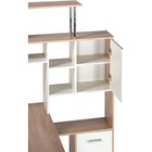 Компьютерный стол КС15 правый, ЛДСП, дуб сонома 142,7x130x175,2 см - фото 121575356