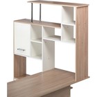 Компьютерный стол КС15 левый, ЛДСП, дуб сонома 142,7x130x175,2 см - фото 121575366