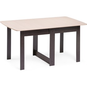 Стол деревянный СтК4 ЛДСП, венге/дуб молочный 14,5x86,5x78,5 см