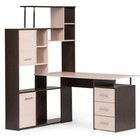 Компьютерный стол КС-15 левый, ЛДСП, венге/дуб молочный 142,7x130x175,2 см 10509781