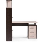 Компьютерный стол КС-15 левый, ЛДСП, венге/дуб молочный 142,7x130x175,2 см 10509781