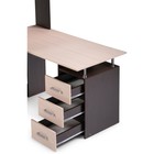 Компьютерный стол КС-15 левый, ЛДСП, венге/дуб молочный 142,7x130x175,2 см 10509781