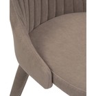 Стул на металлокаркасе Морос с чехлом катания мокка, металл/велюр, бежевый 48x58x87 см  (артикул 10509787)  большой выбор товаров оптом и в розницу по низким ценам с доставкой