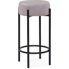 Стул барный Сайпл MR-28 металл/велюр, черный/серый 40x40x74 см 10509807