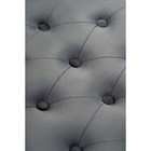 Табурет German металл/велюр, черный/серый 64x43x49 см 10509823