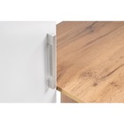 Компьютерный стол Лайт 03.243  ЛДСП, дуб золотой/белый 150х57х180 см  (артикул 10509857)  большой выбор товаров оптом и в розницу по низким ценам с доставкой