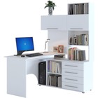 Компьютерный стол КСТ-14П правый, ЛДСП, белый 123,5x140x182,8 см 10509865