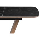 Керамический стол Петир МДФ/металл, орех/черный 80x120(160)x75 см - Фото 7