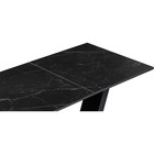 Керамический стол Иматра МДФ, черный/черный мрамор 80x140x76 см - Фото 7
