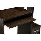 Компьютерный стол Джаз-24 правый, ЛДСП, венге 99,6x49,4x86,4 см - фото 121575427