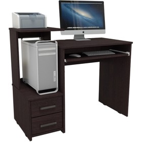 Компьютерный стол Джаз-24 левый, ЛДСП, венге 99,6x49,4x86,4 см