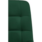 Компьютерное кресло Честер металл/велюр, черный/зеленый 49x60x84 см - Фото 8