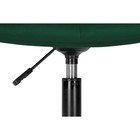 Компьютерное кресло Честер металл/велюр, черный/зеленый 49x60x84 см - Фото 10