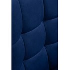 Компьютерное кресло Честер металл/велюр, золотой/синий 49x60x84 см 10509934