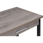 Стол деревянный Ибби  металл, рошелье/черный 64x90x77 см - Фото 7