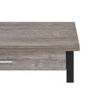 Стол деревянный Ибби  металл, рошелье/черный 64x90x77 см - Фото 9