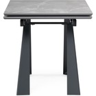 Обеденный стол Бэйнбрук серый мрамор/графит металл, графит 80x120x76 см - Фото 4