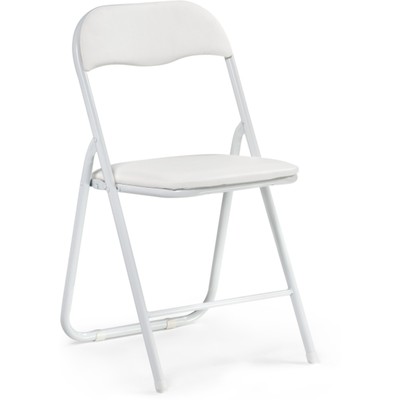 Стул для кухни Fold 1, на металлокаркасе, складной, цвет белый