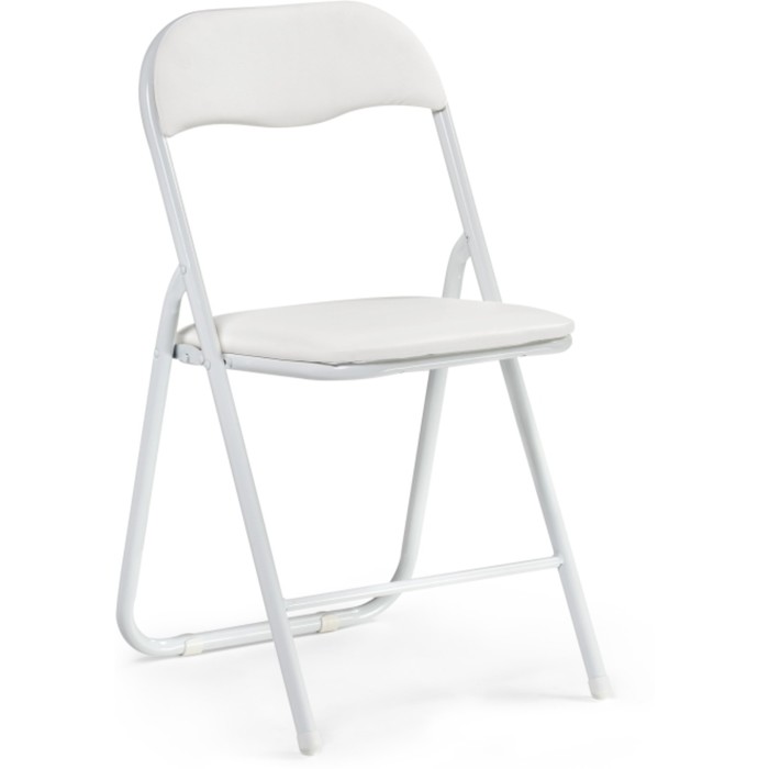 Стул для кухни Fold 1, на металлокаркасе, складной, цвет белый - Фото 1