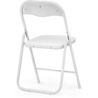 Стул для кухни Fold 1, на металлокаркасе, складной, цвет белый - Фото 4