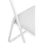 Стул для кухни Fold 1, на металлокаркасе, складной, цвет белый - Фото 7