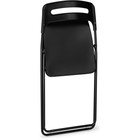 Пластиковый стул Fold складной, металл/пластик, черный 43x46x81 см - Фото 5