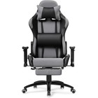 Кресло игровое Tesor металл/ткань/экокожа, черный/черный /серый 54x60x125 см 10510079