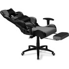 Кресло игровое Tesor металл/ткань/экокожа, черный/черный /серый 54x60x125 см 10510079