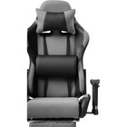 Кресло игровое Tesor металл/ткань/экокожа, черный/черный /серый 54x60x125 см 10510079