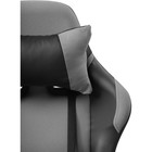 Кресло игровое Tesor металл/ткань/экокожа, черный/черный /серый 54x60x125 см 10510079