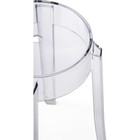 Табурет Rainis пластик/прозрачный 39x39x46 см - Фото 4