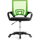 Компьютерное кресло Turin пластик/ткань, черный/зеленая сетка 60x55x82 см - Фото 3
