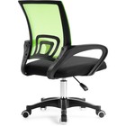 Компьютерное кресло Turin пластик/ткань, черный/зеленая сетка 60x55x82 см - Фото 5