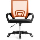 Компьютерное кресло Turin черный/orange пластик/ткань, черный/черный 60x55x82 см - Фото 2